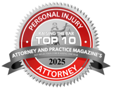Attorney and Practice Magazine Top 10 Personal Injury Attorney 2025