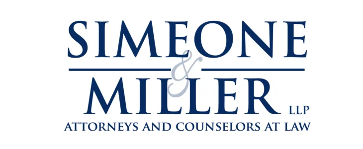 Logo of Simeone & Miller LLP, Attorneys and Counselors at Law.